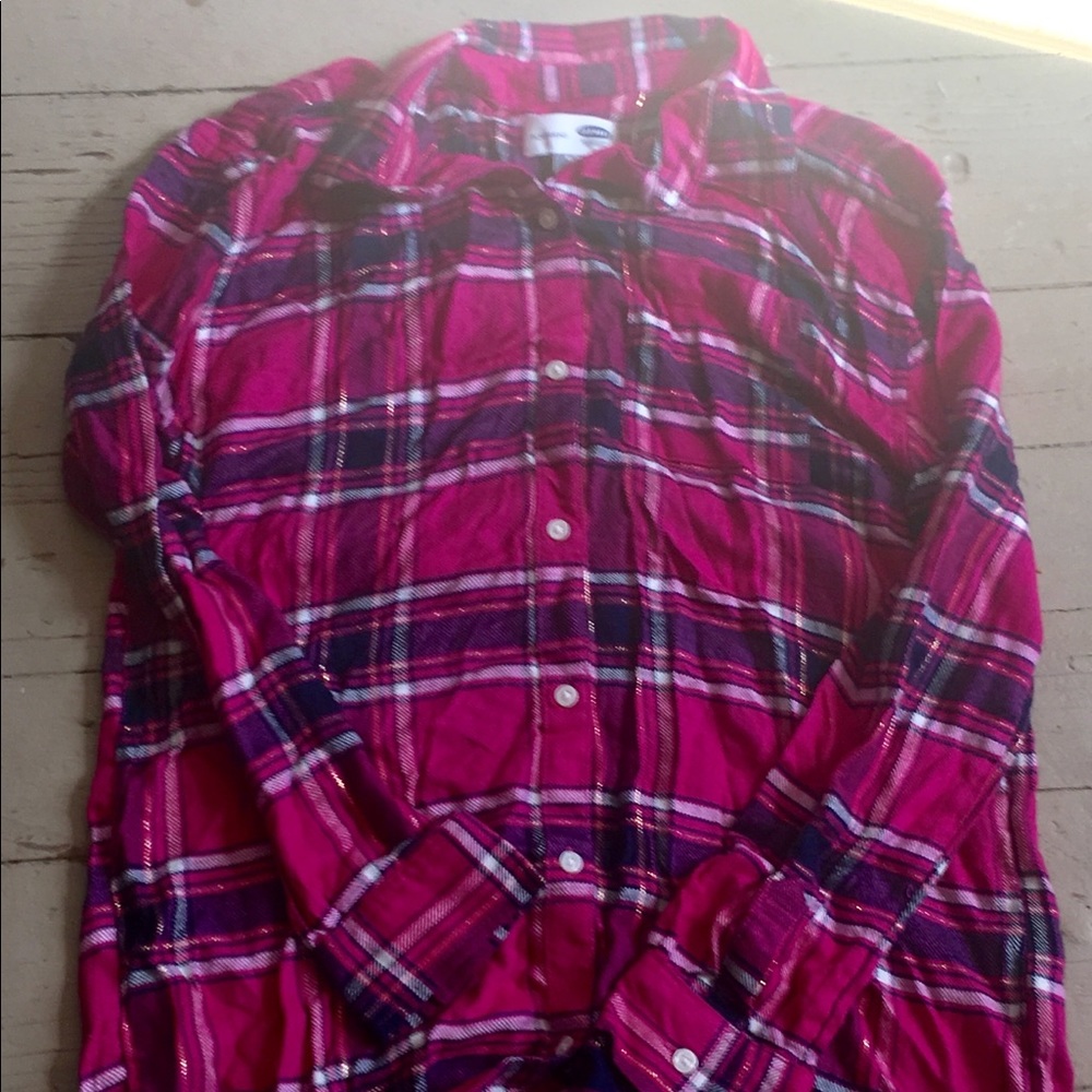Plaid kids flannel